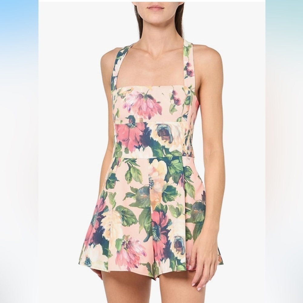 Black Halo Emerson Romper pink size 4